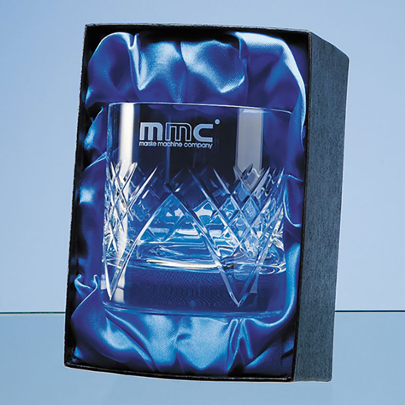 Personalised Dimple Base Whisky Tumbler Glass | Engravers Guild